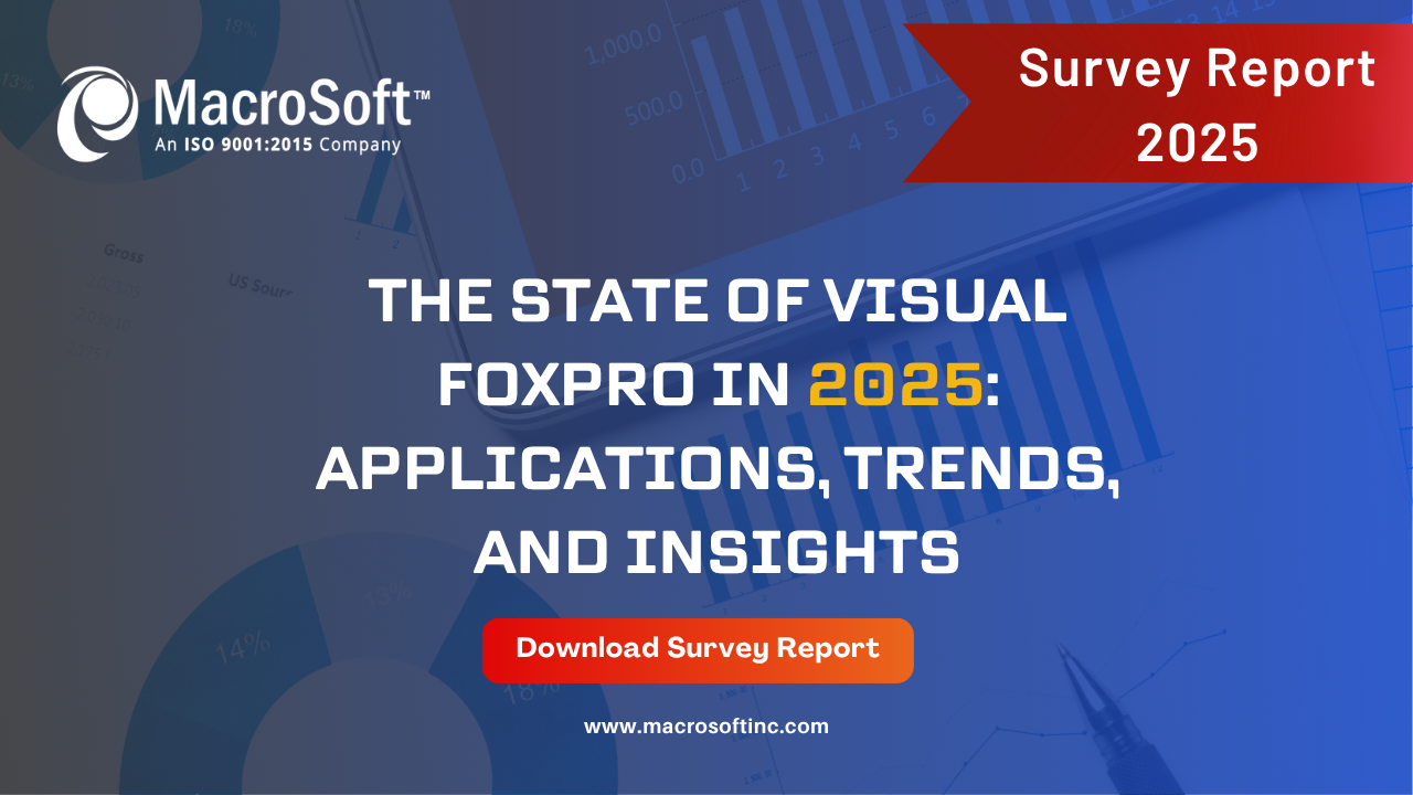 Macrosoft conducted the fifth Visual FoxPro Industry Best Practices Survey