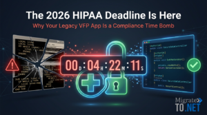 The 2026 HIPAA Deadline Is Here: Why Your Legacy VFP Application Is a Compliance Time Bomb